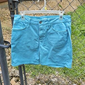 Women's Lee Aqua Denim Shorts Size 8